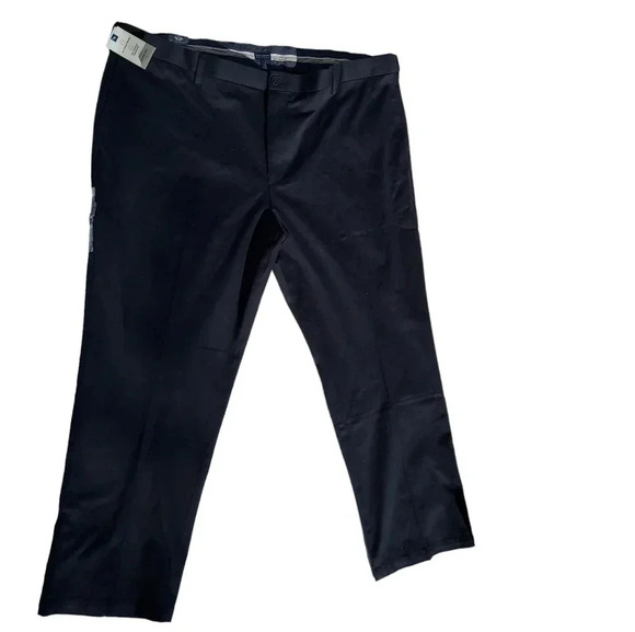 NWT Dockers Signature Big & Tall Classic Fit Lux Cotton Pants 50W×32L Blue - Picture 1 of 15